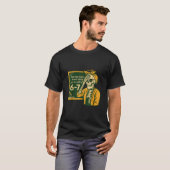 読書67 英語教師 おもしろ 英語 本好き メモ Tシャツ (正面フル)