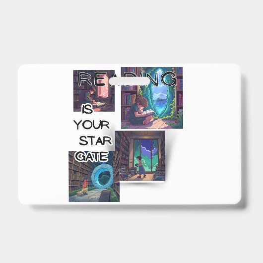 読書 バッジ (正面)