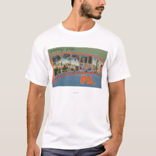 読書、ペンシルバニア-大きい手紙場面 Tシャツ
