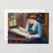 読書 ポストカード (正面/裏面)