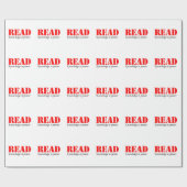 読書 ラッピングペーパー (フラット)