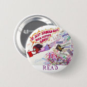 読書 缶バッジ (正面&裏面)