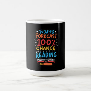 読書 - 読書の確率100% コーヒーマグカップ