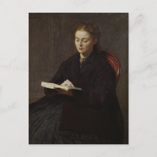 読書、1863 ポストカード (正面)
