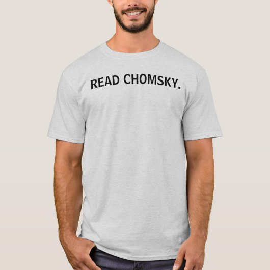 読書CHOMSKY. Tシャツ (正面)