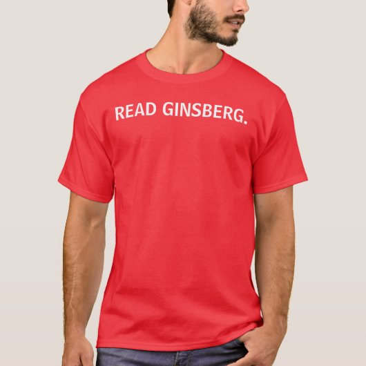 読書GINSBERG. Tシャツ (正面)