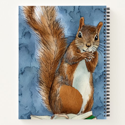 読書Repeat Squirrel読's a Book ノートブック (裏面)