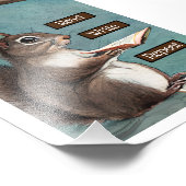 読書Repeat Squirrel読's a Book フォトプリント (角)