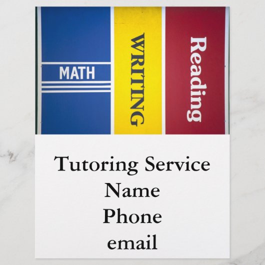 読書s flyerカスタマイズ可能 チラシ (正面)