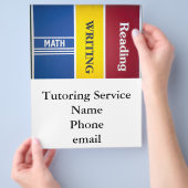 読書s flyerカスタマイズ可能 チラシ (手)