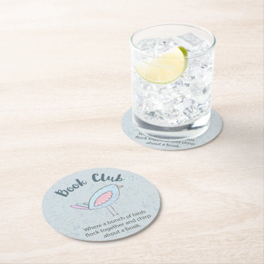 読本クラブグループのおもしろいな引用文 ラウンドペーパーコースター (インサイチュ)