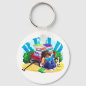 読本ワゴンのキーチェーン キーホルダー (正面)