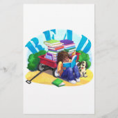 読本ワゴンアート文房具 便箋 (裏面)