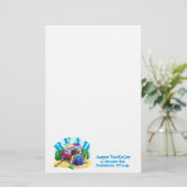 読本ワゴンアート文房具 便箋 (スタンド正面)