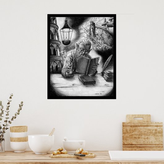 読格言 ポスター (キッチン)