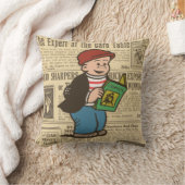 「読漫画」装飾用クッション クッション (ブランケット)