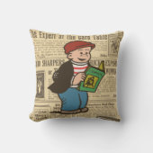 「読漫画」装飾用クッション クッション (正面)