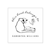 読猫蝶モダンカスタム蔵 ラバースタンプ (インプリント)