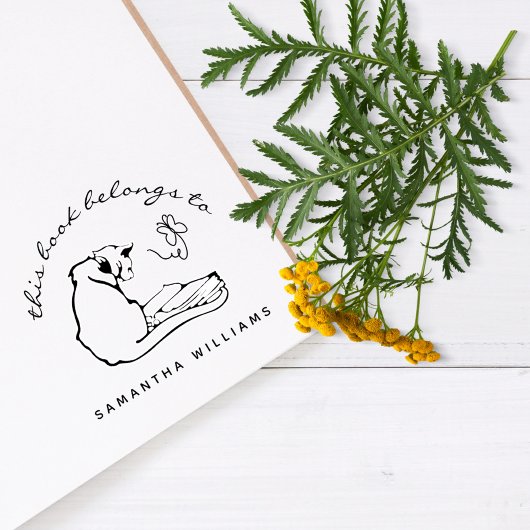 読猫蝶モダンカスタム蔵 ラバースタンプ