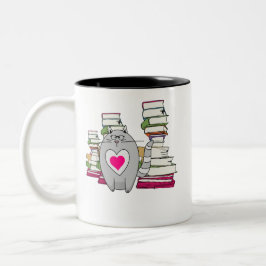 読猫 ツートーンマグカップ