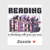 読目を開けて夢を見ている シール (シート)