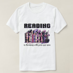 読目を開けて夢を見ている Tシャツ