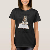 読知らな救済い猫 Tシャツ (正面)
