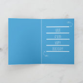 読線間ハッピーバースデーカード カード (内部)