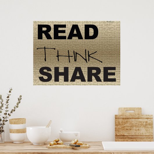 読考え共有 ポスター (キッチン)