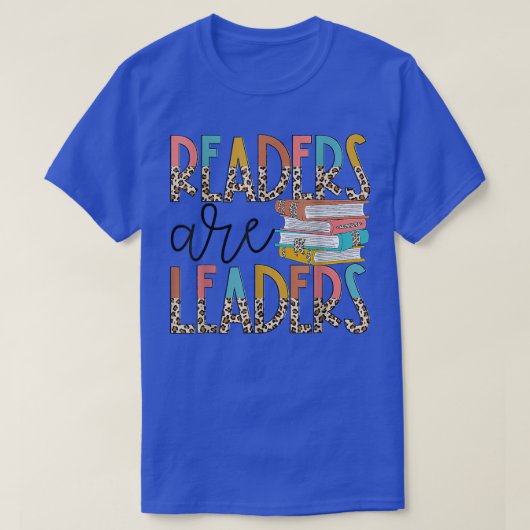 読者がリーダーであるBoho LeopardブックラバーT Tシャツ (デザイン正面)