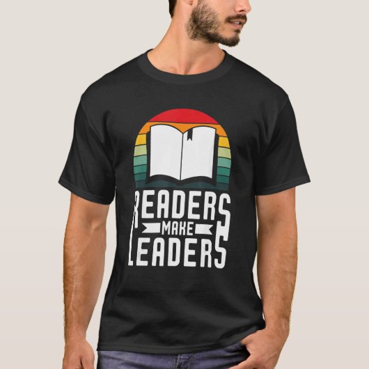 読者がリーダーに本のおたくを作る Tシャツ (正面)