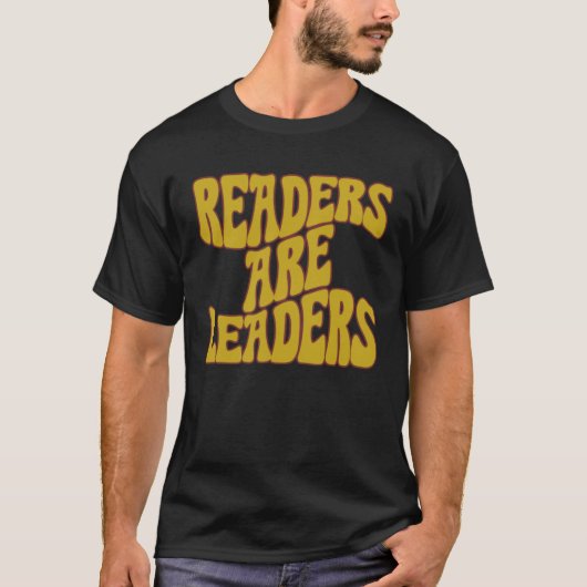 読者がリーダーヴィンテージブック読の先生 Tシャツ (正面)