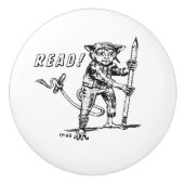 読者とライターのためのホワイトセラミックの引き出しプル セラミックノブ (正面)