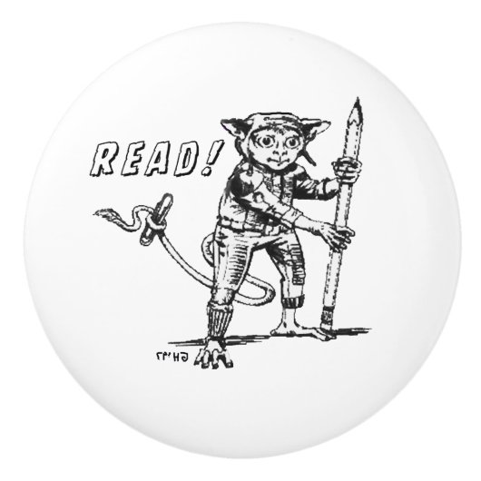 読者とライターのためのホワイトセラミックの引き出しプル セラミックノブ (正面)