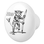 読者とライターのためのホワイトセラミックの引き出しプル セラミックノブ (右)