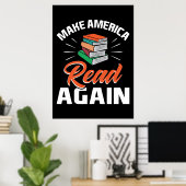 読者に贈る アメリカを再び読もう ポスター (ホームオフィス)