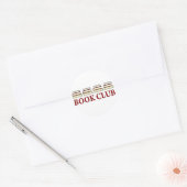 読者のためのブッククラブのギフト ラウンドシール (封筒)