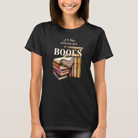 読者の本それは本もしを保持していない Tシャツ (正面)