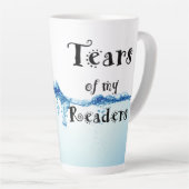 読者の涙 カフェラテマグ (右アングル)