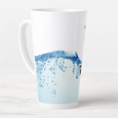 読者の涙 カフェラテマグ (左アングル)