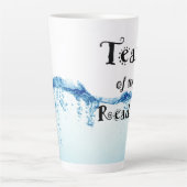 読者の涙 カフェラテマグ (正面)