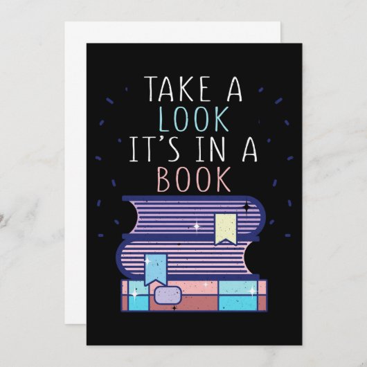 読者の贈り物が本の中を見る サンキューカード (正面/裏面)