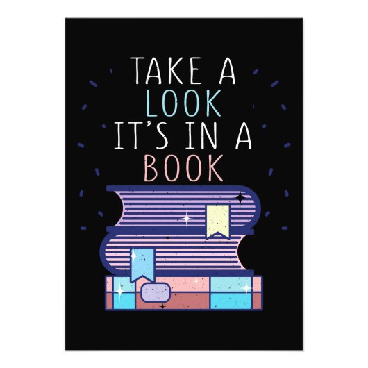 読者の贈り物が本の中を見る フォトプリント            (正面)