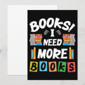 読者へのプレゼント 本がもっと欲しい 招待状 (正面/裏面)