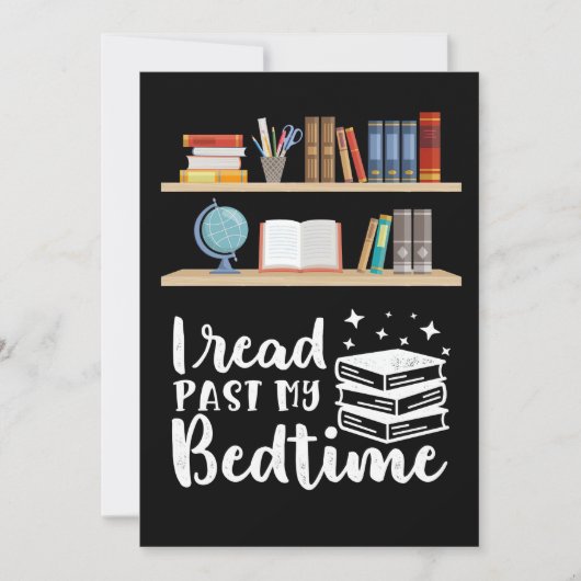 読者ギフト 読了時間を過ぎても読み続ける 招待状 (正面)