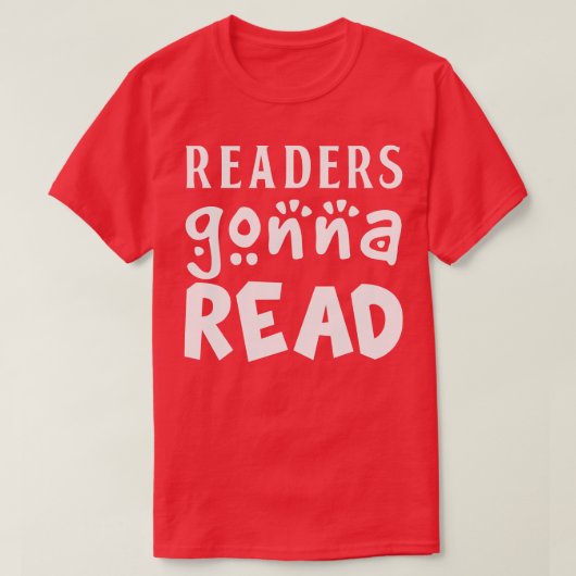 読者図書好き Tシャツ (デザイン正面)