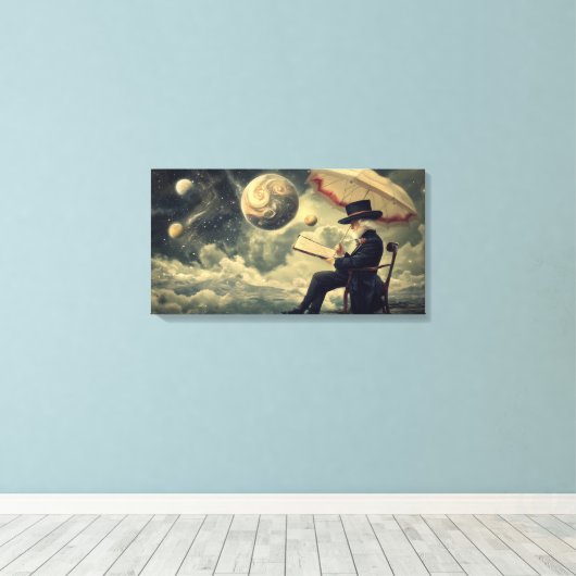 読者 キャンバスプリント (インサイチュ (ウッドフロア))