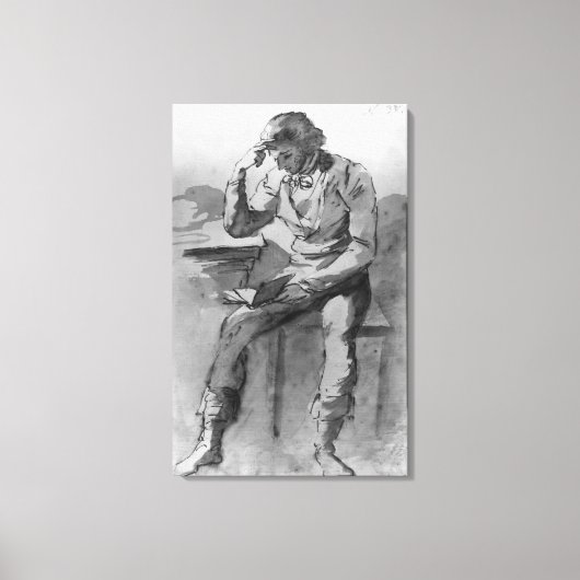 読者 キャンバスプリント (正面)