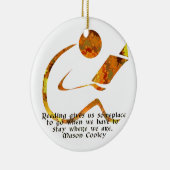 読者-金軽いオーナメント セラミックオーナメント (右)