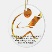 読者-金軽いオーナメント セラミックオーナメント (左)